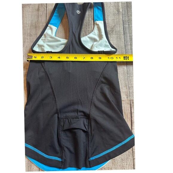Lululemon Cardio Kick Tank | Beach Blanket Blue / Aquamarine / Black | Size: 2 - Picture 8 of 14